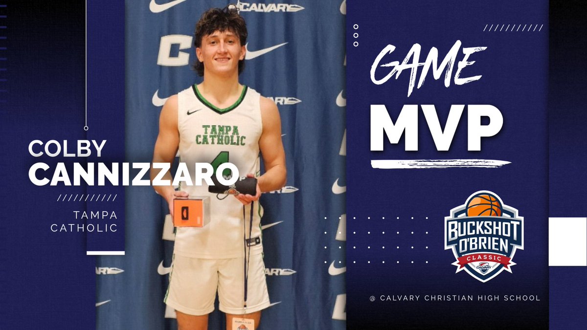 Game 3 MVP of the Buckshot O’Brien Classic goes to <a href="/CannizzaroColby/">Colby Cannizzaro</a> with a game high 22 points.  Colby went over 1000 points in the game.
