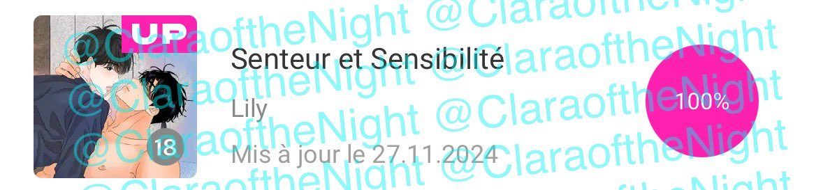 ClaraoftheNight's tweet photo. J’attendais cette sortie avec impatience 🇫🇷🥹

Félicitations 축하합니다 @lily_zuzu_ 🥰🫶🏻

J’espère que d’autres œuvres de l’auteur sortiront en français 🙏🏻

#SenteurEtSensibilite #Bontoon https://t.co/aRSrZwDOZ4