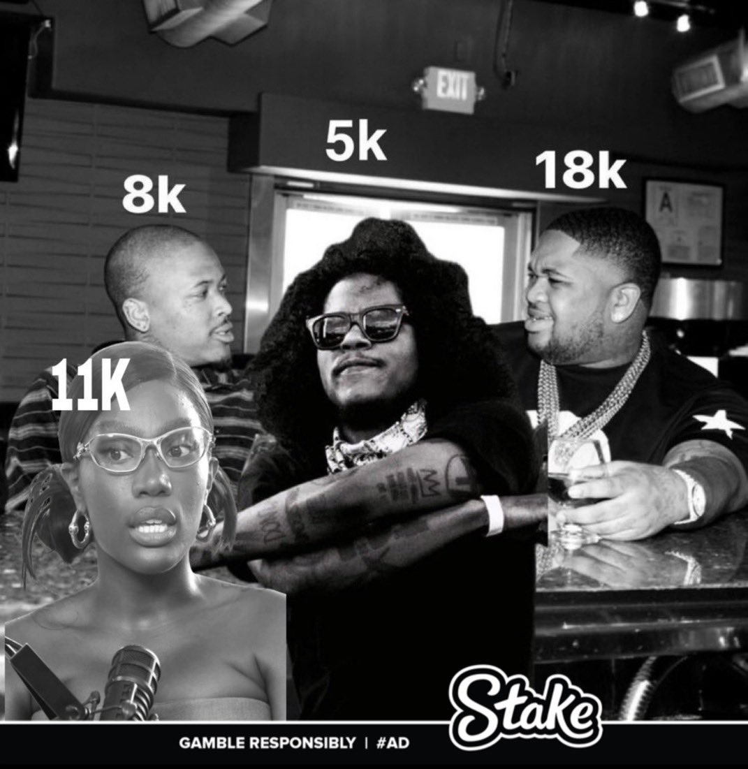 iinfluencedyou's tweet photo. If you were to add all the L.A. Rappers numbers, including Kendricks 300k for GNK, it totals 342,000. 

For All The Dogs Did 411,000 first week 😅 https://t.co/0zplSJotXF