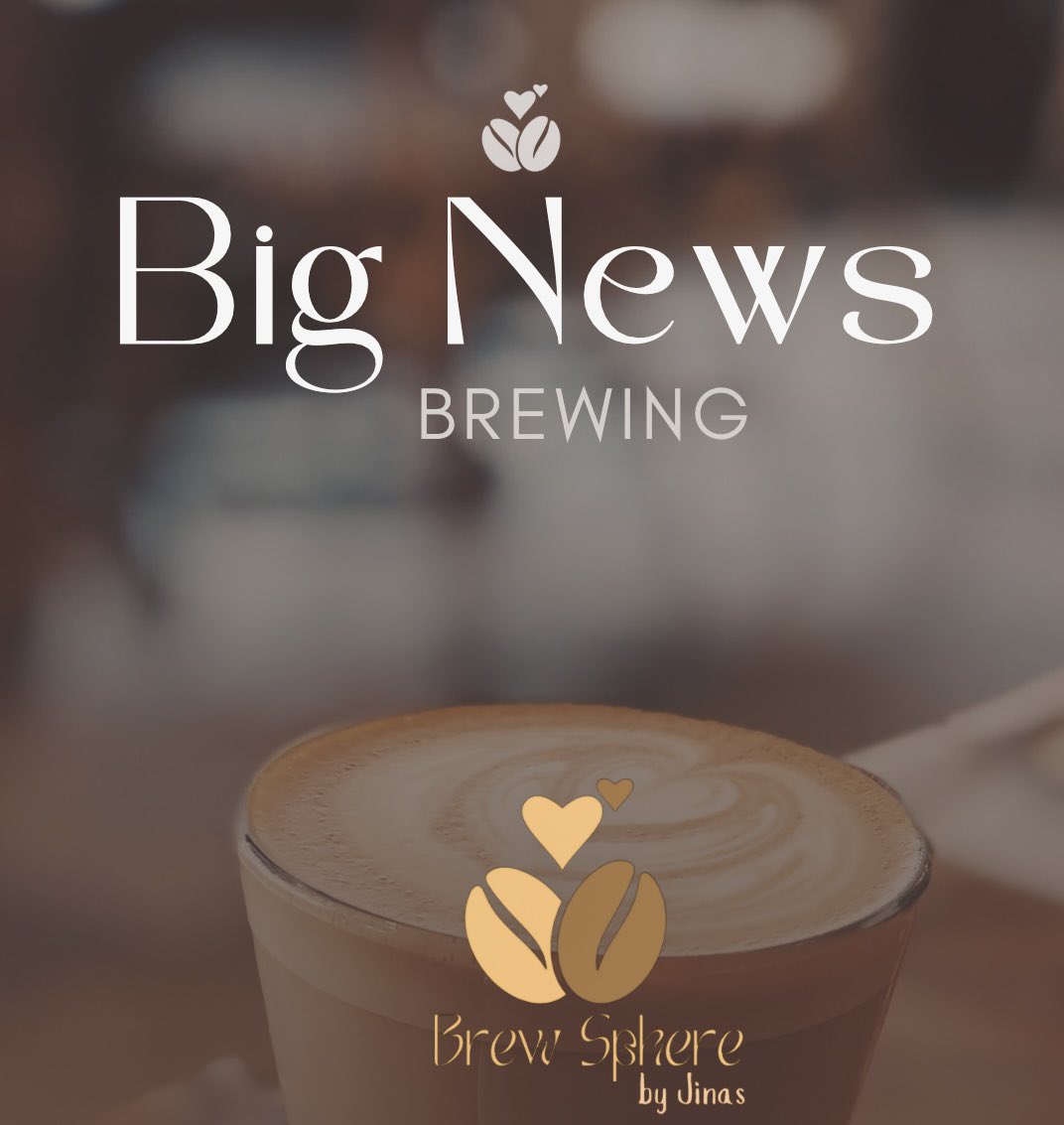 BrewSphere's tweet photo. Big news brewing! ☕

 We’re launching the BrewSphere Newsletter—your ultimate guide to all things coffee, lifestyle, and inspiration.

Exclusive tips, trending brews, and stories to brighten your day are just a sip away.

Stay tuned—it’s almost here!

#BrewSpherebyJinas https://t.co/1BXgeGwlGp