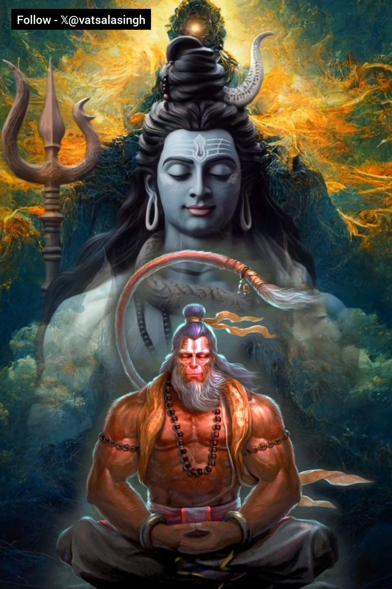 _vatsalasingh's tweet photo. भगवान शिव जी ही हनुमान थे...दो मिनट की ये कहानी रौंगटे खड़े कर देगी...अंत तक जरुर पढ़े🧵 https://t.co/MAK2Y42jRF