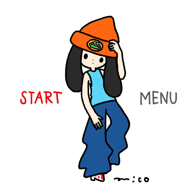 PaRappa the Rapper #今日は何の日#パラッパラッパー 発売日fanart 