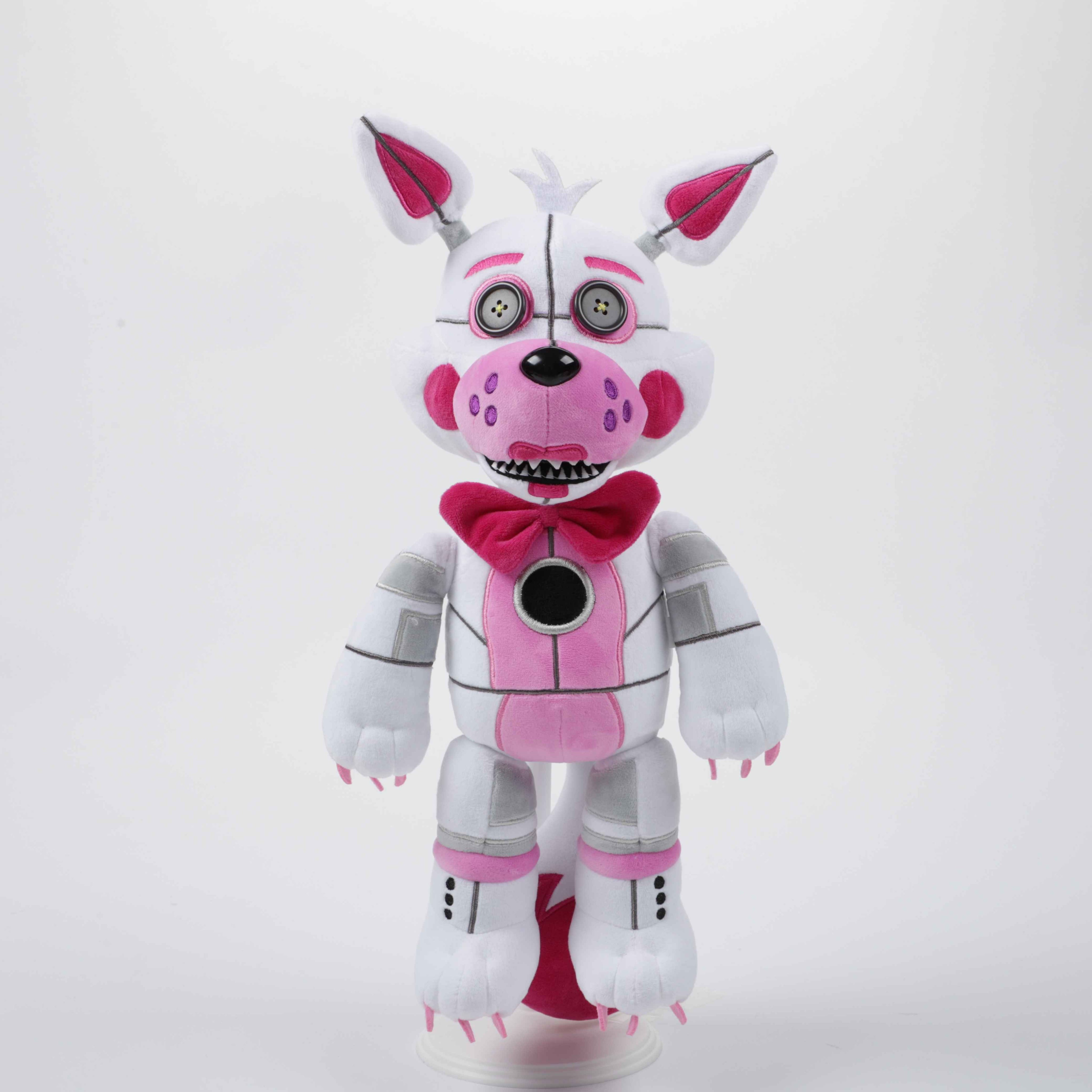 JonnyBlox on X EXCLUSIVE Final version of Hex s Funtime Foxy plush The Bon Bon hand puppet plush and Sister Location merch will be released in December and the Funtime plushies will be released