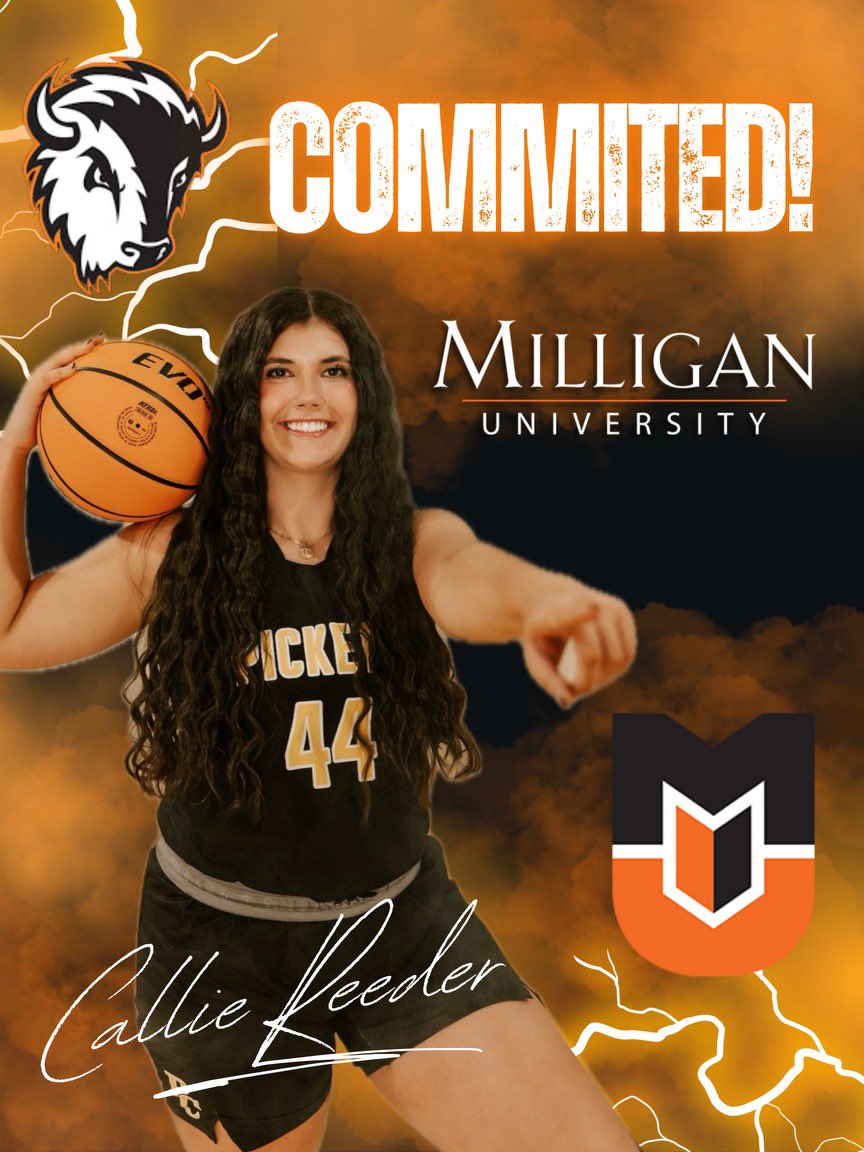 I am excited to announce my commitment to <a href="/MilliganWBB/">Milligan Women’s Basketball</a>! Thank you <a href="/CoachKy_/">Kylie Russell Greer</a> for the next chapter!! Through Him all things are possible!! 🧡🤍
<a href="/EastTNAir/">East TN Air (Campos)</a> <a href="/UCPrepShowcase/">UC Prep Showcase HSGBB</a> <a href="/pcladybobcats/">Pickett Co. Lady Bobcats</a>