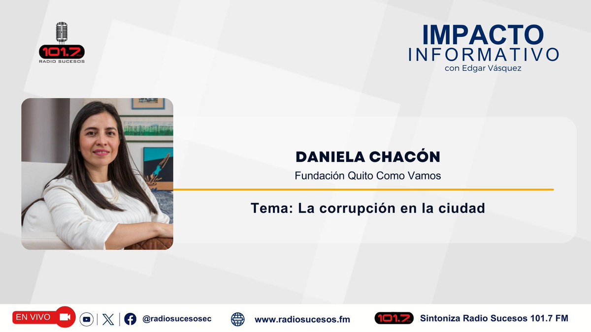 🔷#ImpactoInformativo | "En 2020, hubo una gran desconfianza en el municipio, especialmente durante el caso Yunda-Guarderas, que marcó el momento de mayor desconfianza en la institución. 

📌Para este año, alrededor del 80% de las personas cree que la corrupción sigue igual o