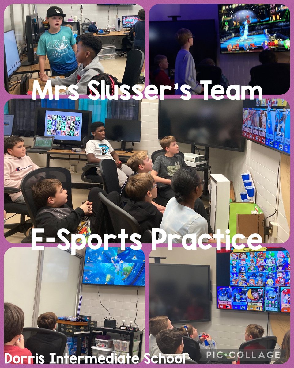 watts618's tweet photo. Our E-Sports Lounge renovations have been a hit with all the teams. It is a very cool place to hang out and play some games.
#esportsforall #icandothat #learningisfun #NintendoSwitch
#SuperSmashBros
@CUSD10 @DorrisSchool https://t.co/zykqj6Pn5m