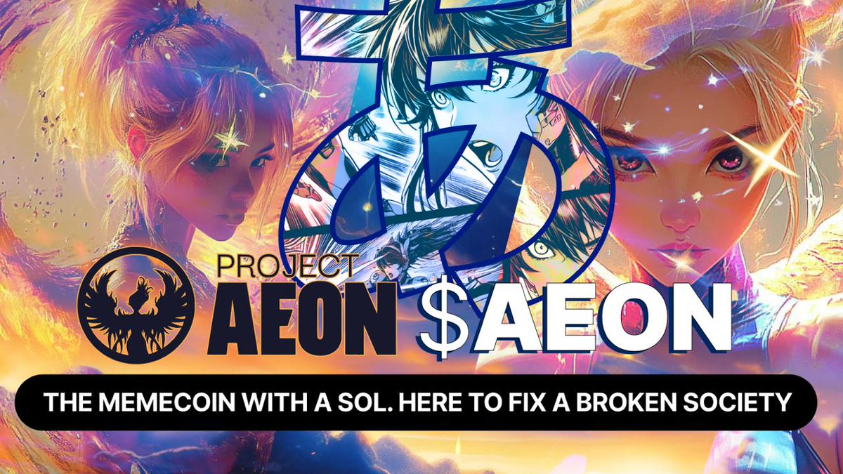RealAeonproject's tweet photo. The revolution is happening! And we are so early... 🔥

Join us and help to build the biggest community ever created! 🚀

Support our journey and unlock exclusive access! ✨

If you:
👉Have at least 100$ worth of $AEON
or
👉Donate 0.5 SOL or more to our marketing wallet

You gain an ENTRY to our AI Suite, with MidJourney integration for creative magic! 

#AEONReborn #Community #AI