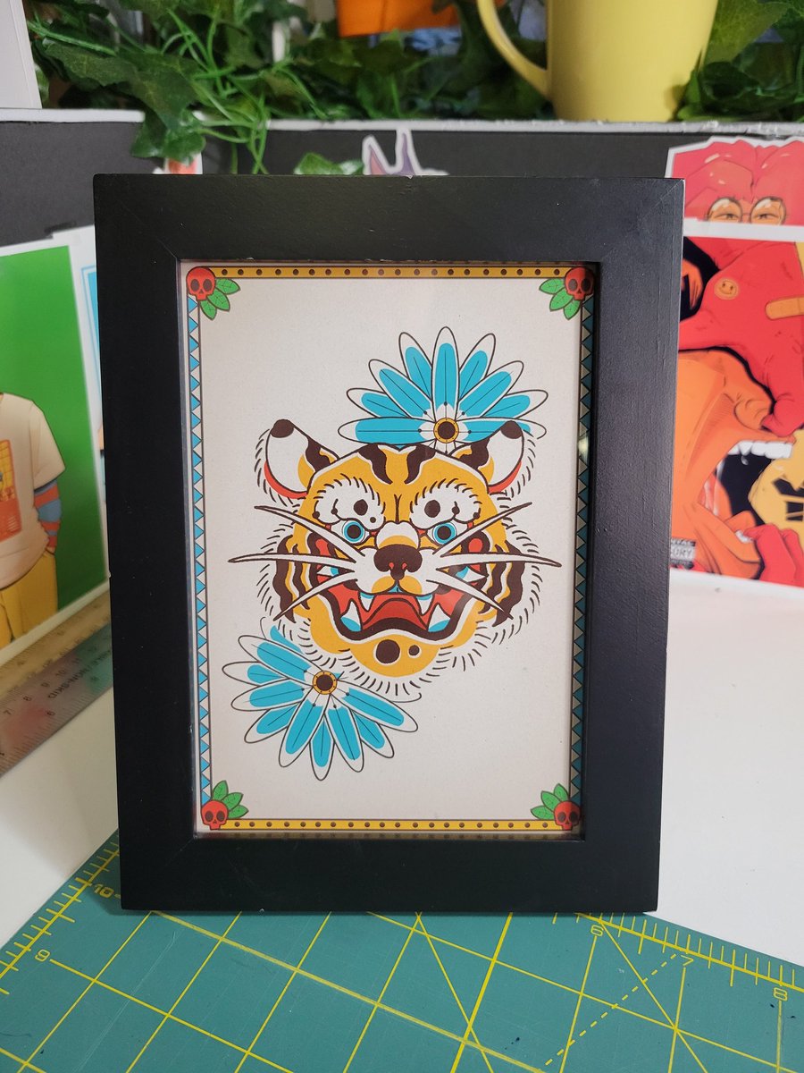 mattcornishart's tweet photo. Tiger flash print and sticker,
Stay groovy.
#art #illustration #flashart #illustrationart #tattooart https://t.co/HKy1b98teQ