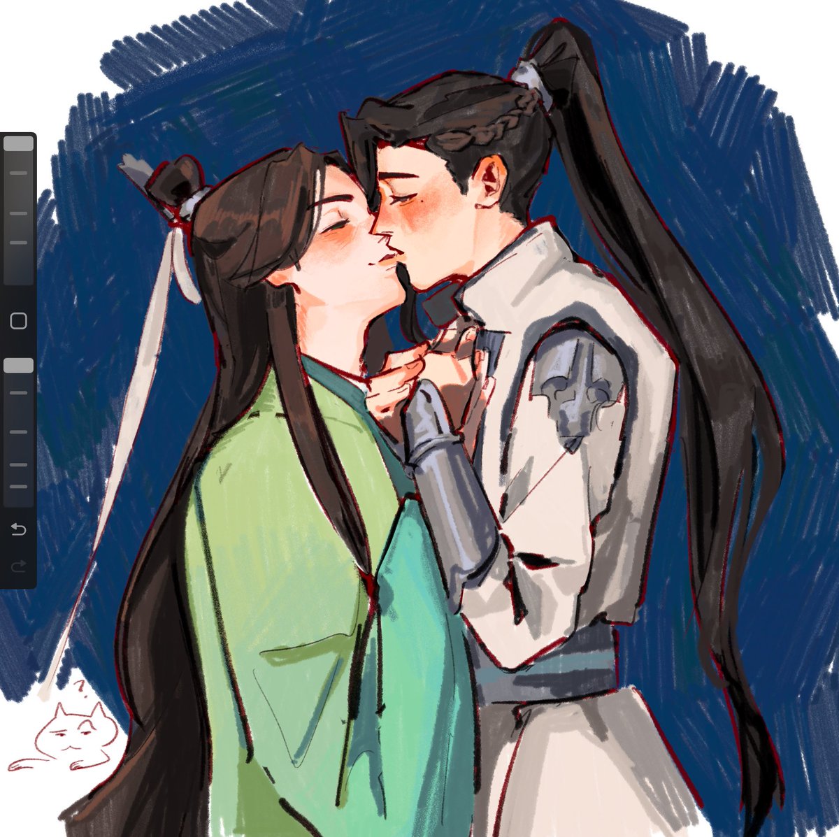 chen7249's tweet photo. When the Liushen warmup studies get so outta hand https://t.co/ZlPdCH13Qo