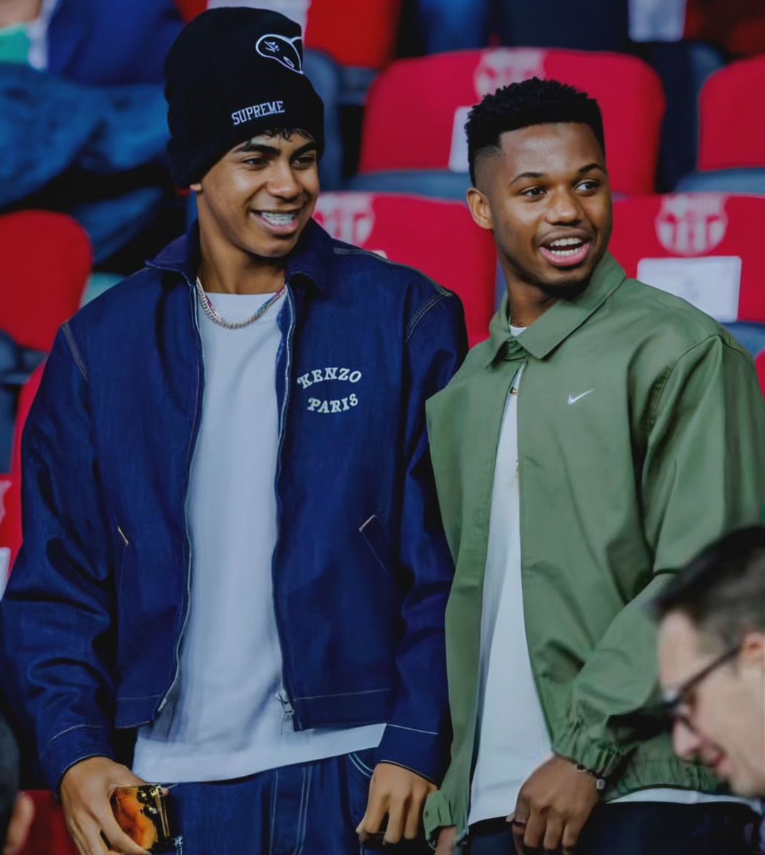 Lamine Yamal and Ansu Fatu today😍