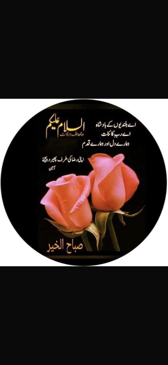 السلام و علیکم
جس نے سکھ میں اللہ کا شکر ادا کیا اس نے
دکھ میں اللہ کو بہت قریب پایا جب اللہ چاہتا 
ہے کہ کیسی بندے سے دوستی کرے تو اسکی 
زبان پر اپنے ذکر کے دروازے کھول دیتا ہے
اللہ آپ کی دعاوں کو شرف قبو لیت بخشے آمین 
    صبح بخیر