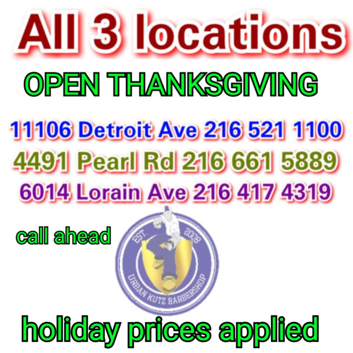 urbankutz's tweet photo. WE DON'T STOP https://t.co/LXX9G0V5nu
#BestBarbershopInCleveland #ClevelandBrowns
#BarbershopOpenOnMondays #theland #Cle
#BarbershopOpenOnSundays #Fade #Taper #Hair
#ClevelandRepresent #ClevelandsBestBarbershop
#DestinationCleveland #ClevelandRepresent
#BarbershopConnect #Cleve https://t.co/Ax79lNmz9T