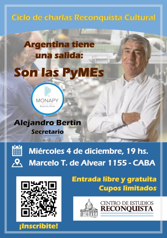Imperdible charla el miércoles 4 de diciembre. No sé lo pierdan 🇦🇷