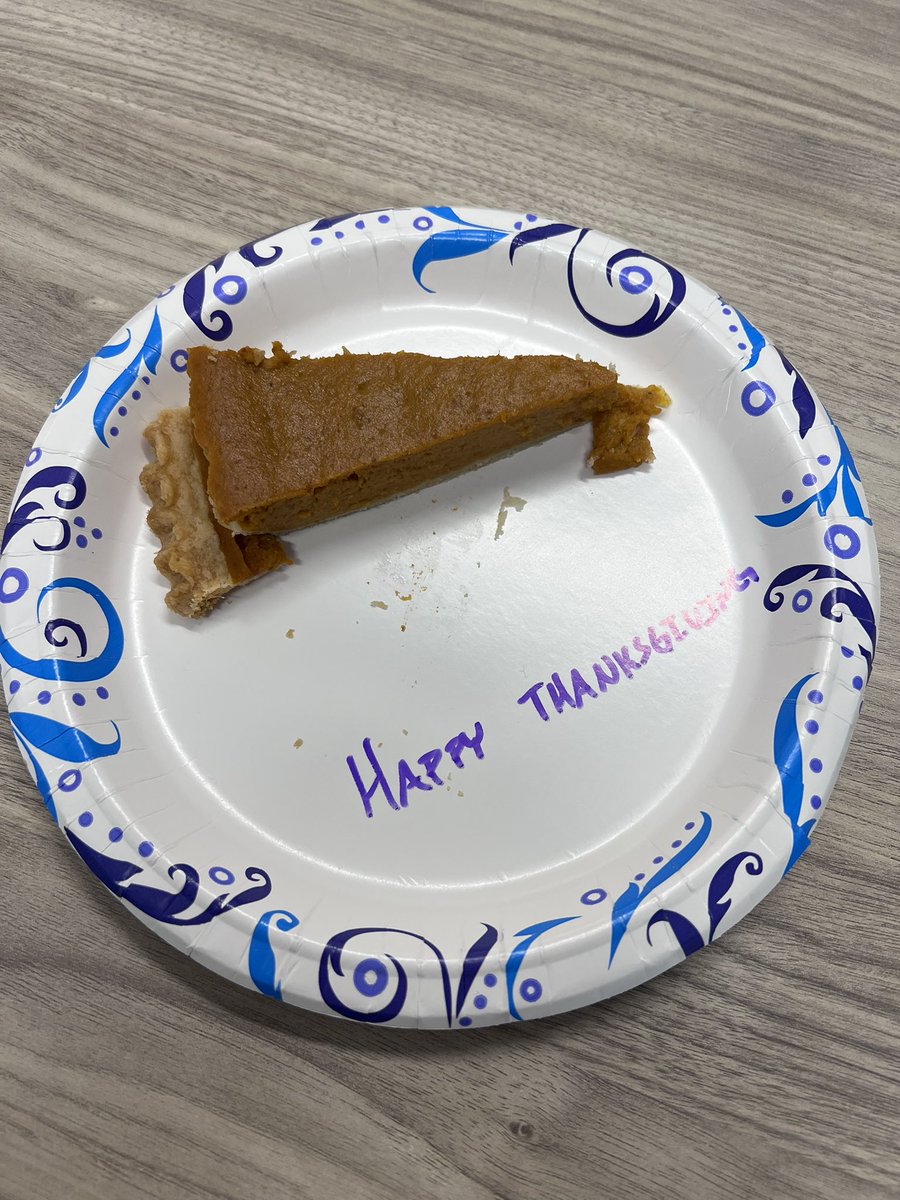 Kelly Bailey (@kellymbailey) on Twitter photo When you share your truth during a meeting that you love pumpkin pie with coffee and a friend shows up the last day before break to treat you… day made! <a href="/frolicknoxen/">micah fritz</a> When you share your truth during a meeting that you love pumpkin pie with coffee and a friend shows up the last day before break to treat you… day made! <a href="/frolicknoxen/">micah fritz</a>
