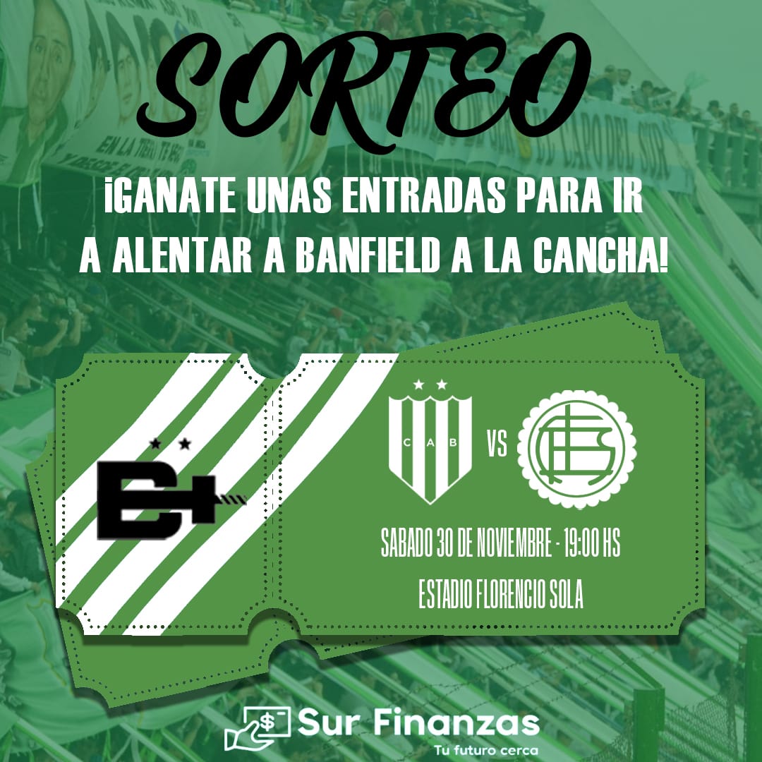 BanfPositivo's tweet photo. 🤩¡Gracias a nuestro amigo @Arielvallejo_ vamos a sortear 2 entradas para el partido del sabado frente a Lanus! 

🗣El ganador de los 2 tickets será anunciado por esta vía el Viernes 29/11 a las 18hs.

🇳🇬Las condiciones para participar están en comentarios ⬇️ https://t.co/V1GjzyWtmI