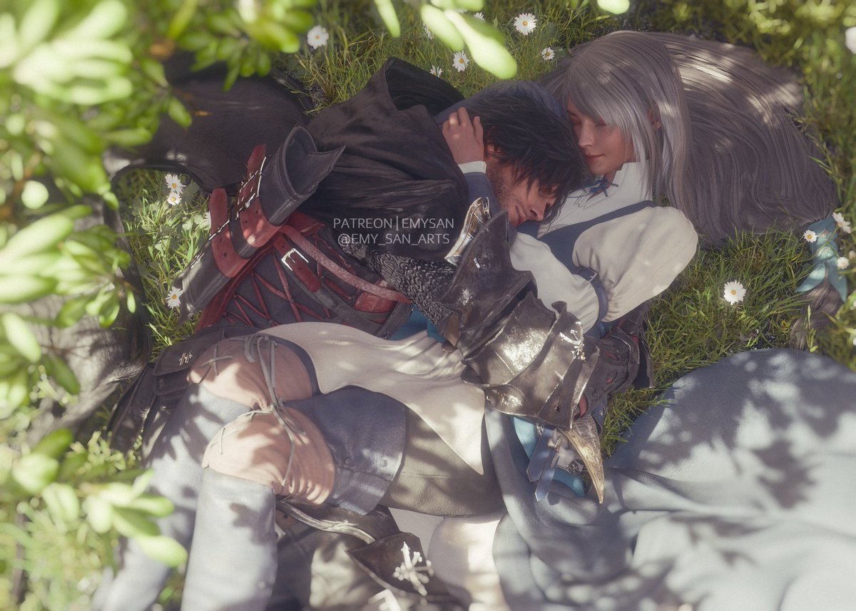 ᴇᴍʏ ⭐️- commissions open (@emy_san_arts) on Twitter photo Resting 
#FF16 #Cliji Resting 
#FF16 #Cliji