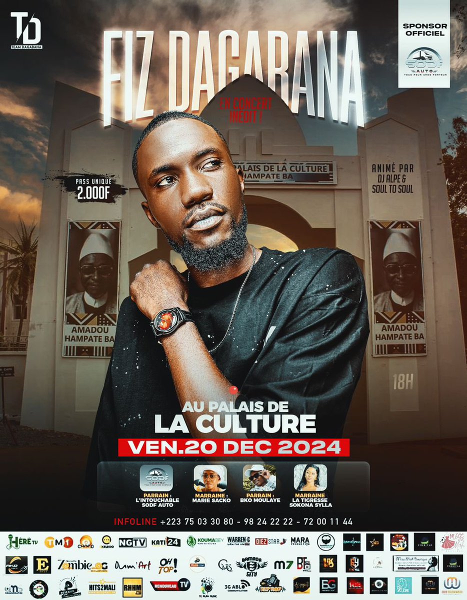 hadj_g's tweet photo. Rdv pour le 20 décembre au palais de la culture de Bamako 🙏🏼🙏🏼🙏🏼 https://t.co/LzBn0Bj2ps