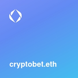EnsSalesBot's tweet image. cryptobet.eth bought for 1.00 ETH (3,316.99 USD) on Ensvision  #ENS #Web3Names #EnsNames  

vision.io/name/ens/crypt… 

Launch #ApeChain collection on @FreeeApe