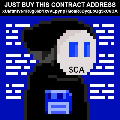buythisca's tweet photo. @traderpow Just buy this $CA 

xUMtmfvN1R6g36bYxvVLpynp7QoaR3DyqLbQg5kC6CA

@traderpow https://t.co/GVRiUsO1BD