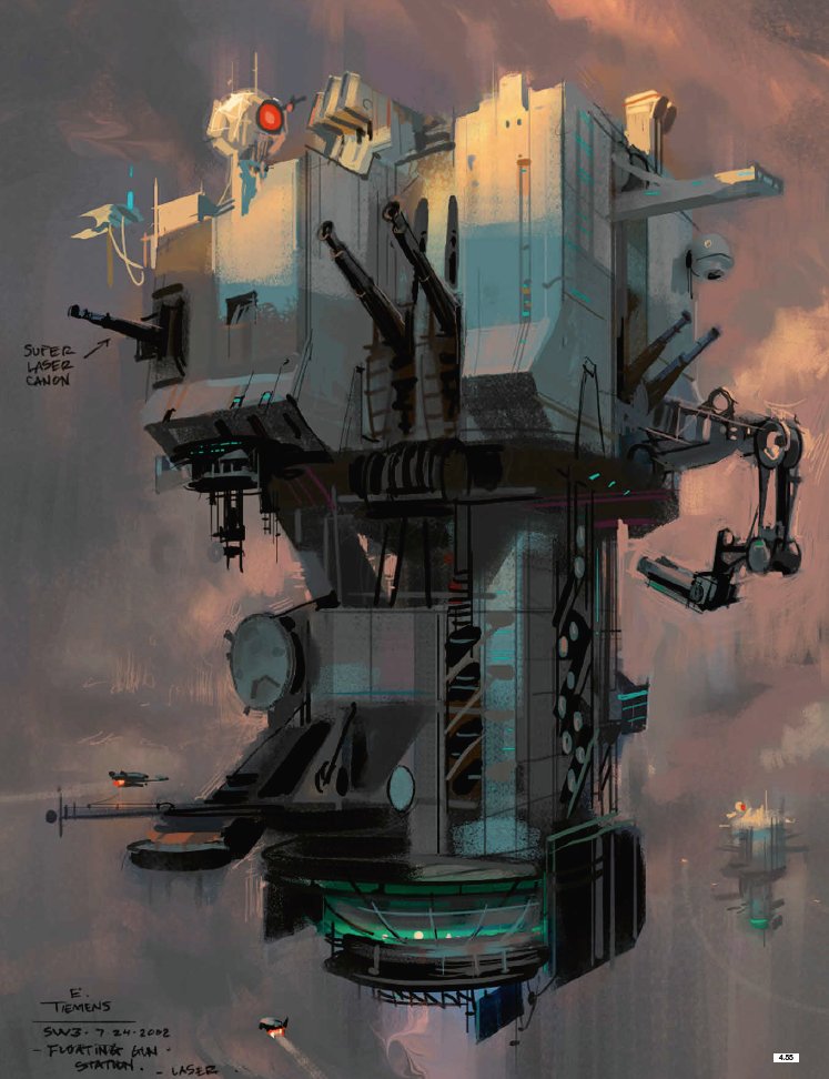 Star Wars: Revenge of the Sith concept art by Erik Tiemens