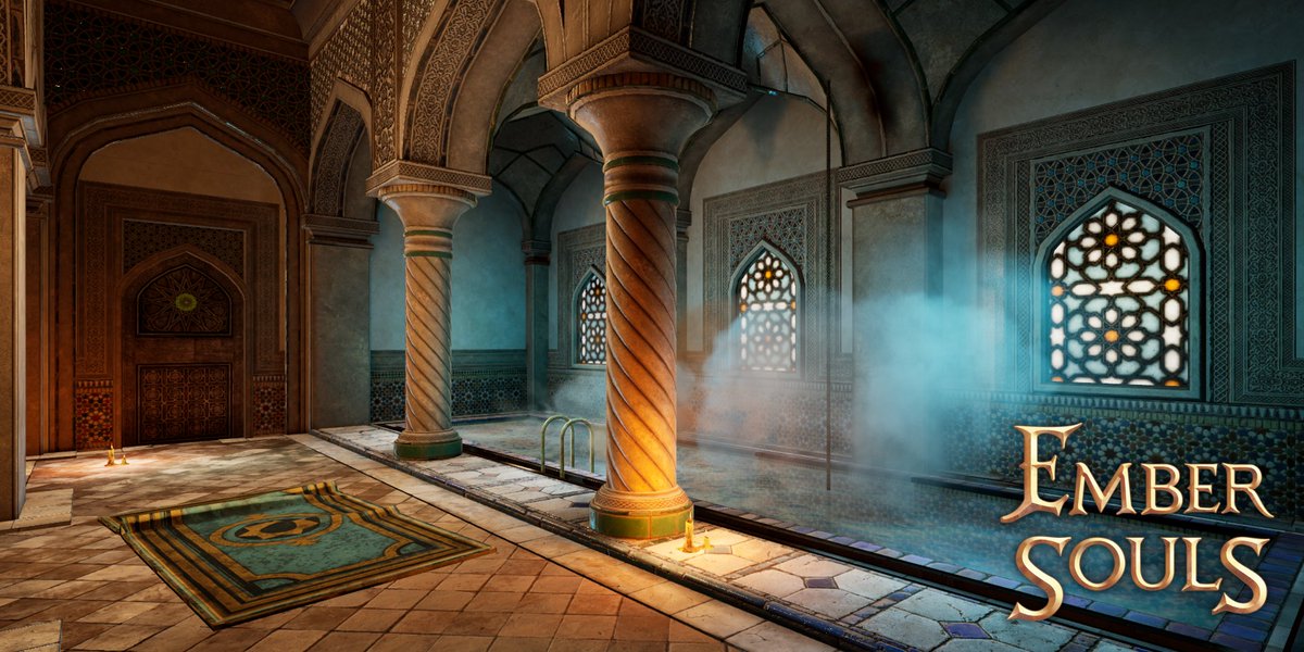 The palace baths: calm, beautiful, and full of secrets.