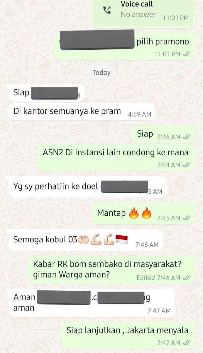 Miss Tweet | (@heraloebss) on Twitter photo ASN se Jakarta Hari ini Pilih Mas <a href="/pramonoanung/">Pramono Anung (IG : @pramonoanungw)</a> Doel
#AyokeTPS‼️
.
.
.
PESTA RAKYAT, RAKYAT BERDAULAT
Selamat merayakan kemenangan untuk Warga DKI Jakarta🔥🔥🔥 ASN se Jakarta Hari ini Pilih Mas <a href="/pramonoanung/">Pramono Anung (IG : @pramonoanungw)</a> Doel
#AyokeTPS‼️
.
.
.
PESTA RAKYAT, RAKYAT BERDAULAT
Selamat merayakan kemenangan untuk Warga DKI Jakarta🔥🔥🔥