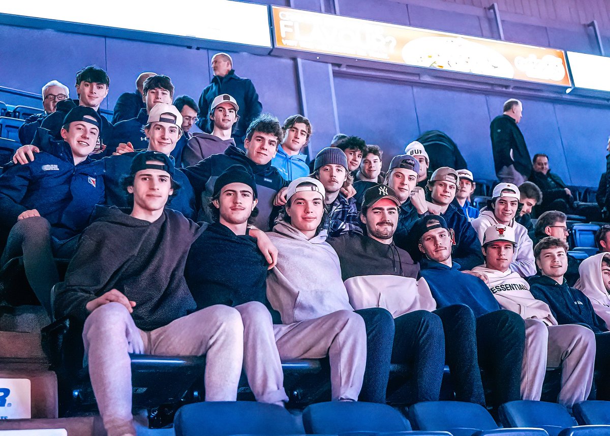 CAMERON REID FAN CLUB! 🗣️

The <a href="/OHLRangers/">Kitchener Rangers</a> showed up in full force to support their teammate at the CHL USA Prospects Challenge! 🔵🔴