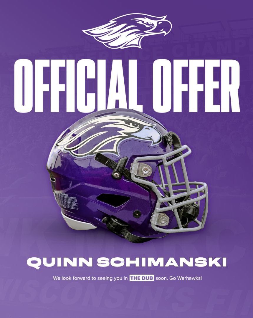 Quinn Schimanski (@qcschimanski) on Twitter photo After a great visit to UW-Whitewater I’m grateful to revive an offer to play football there! <a href="/Steve_Winiecki/">Steve Winiecki</a> <a href="/EDGYTIM/">Timothy “EDGYTIM” OHalloran</a> <a href="/DHS__Athletics/">Deerfield Athletics</a> <a href="/PrepRedzoneIL/">Prep Redzone Illinois</a> <a href="/Deerfield_FB/">Deerfield Warrior Football</a> After a great visit to UW-Whitewater I’m grateful to revive an offer to play football there! <a href="/Steve_Winiecki/">Steve Winiecki</a> <a href="/EDGYTIM/">Timothy “EDGYTIM” OHalloran</a> <a href="/DHS__Athletics/">Deerfield Athletics</a> <a href="/PrepRedzoneIL/">Prep Redzone Illinois</a> <a href="/Deerfield_FB/">Deerfield Warrior Football</a>