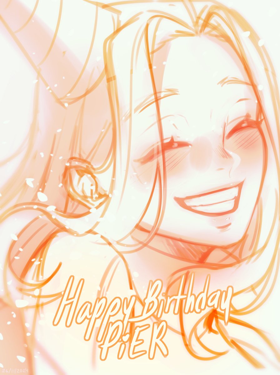 Zakne_'s tweet photo. HAPPY BIRTHDAY MY LIL' PIER!!! 
Today is her 5th anniversary, I'll upload something about her before the year ends, I promise ദ്ദി(｡•̀ ,<)~✩‧₊

art on the right by: @CabreraHeily 
#UTAU https://t.co/XOJi0h3yhj