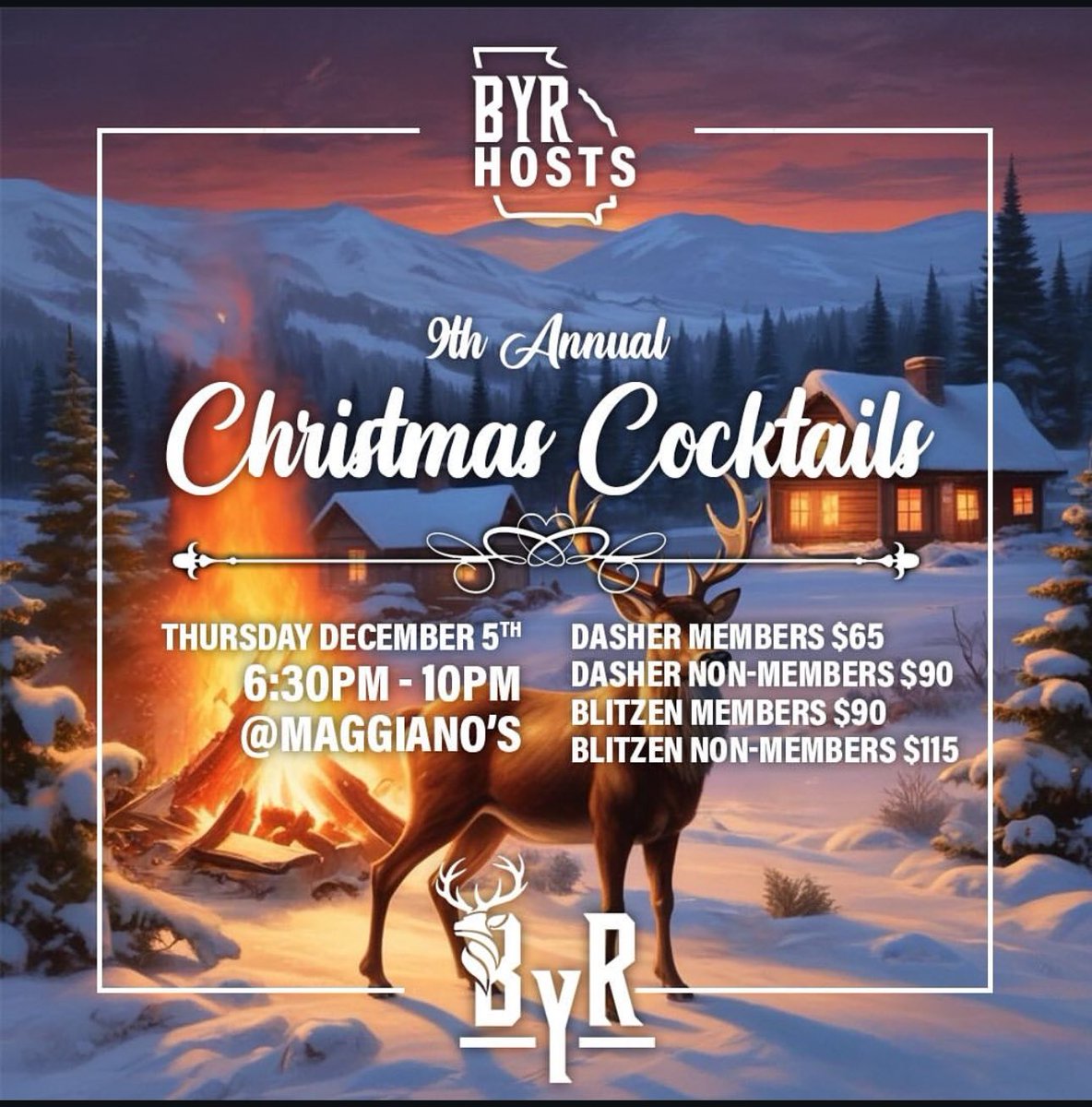 BuckheadYR's tweet photo. Our Christmas Party is next Thursday! Come start the holiday season with us! 

https://t.co/rHzyO6SH27 https://t.co/ZWivt0S8n5