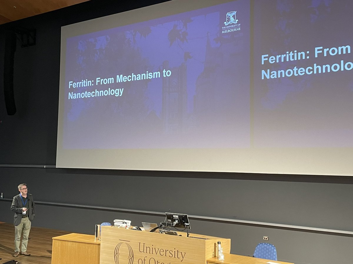 The Gamble Lab (@gamble_lab) on Twitter photo Prof Guy Jameson <a href="/gnljameson/">Guy Jameson</a> is back at Otago as keynote speaker for #NZIC24 presenting on ferritin in the body and its use in nanotechnology. Prof Guy Jameson <a href="/gnljameson/">Guy Jameson</a> is back at Otago as keynote speaker for #NZIC24 presenting on ferritin in the body and its use in nanotechnology.