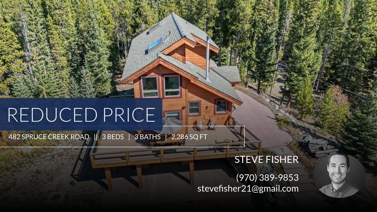 📍 Reduced Price 📍 This recently reduced home at 240 Tennis Club Rd #1677 in Keystone is ready for new owners, so don't wait to set up a showing! Reach out here or at 970-389-9853 for more information! homeforsale.at/482_SPRUCE_CRE…