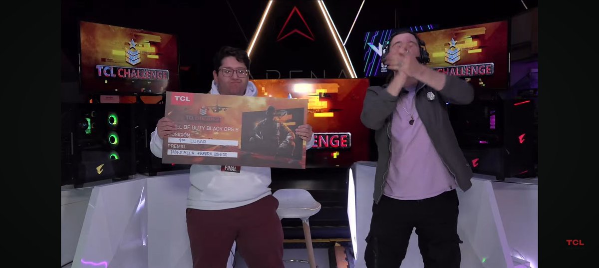 #CHAMPS TCL Challenge LAN
Premio: Televisión TCL 55 pulgadas + Barra de sonido, Dedicada a Calaos Cord y a mi familia que me apoyo en todo momento, Champs dedicada a <a href="/SainSVII/">SainS 悟</a> <a href="/CalaoCL/">CalaoCL</a> <a href="/imFlySkyyy/">FlySkyyy</a> <a href="/itsAdore/">Adore</a> <a href="/lnfernx/">Dave</a> @aylodec y a todas aquellas personas especiales!! SE LOGRÓ!!!