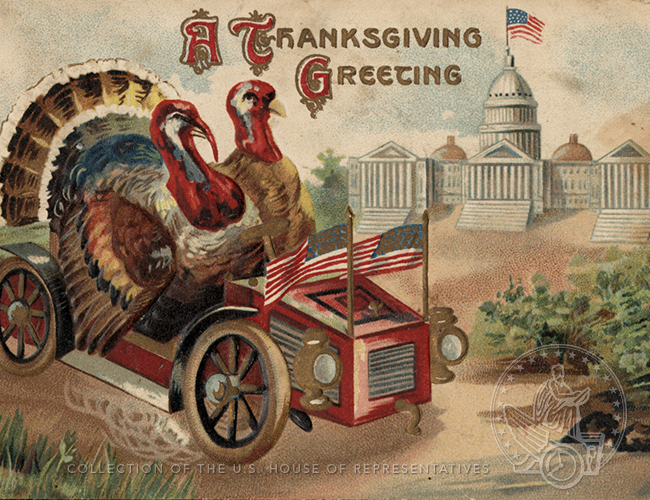 USHouseHistory's tweet photo. Best. #Thanksgiving card. Ever. #HouseCollection #YoureWelcome https://t.co/ZUHlfCJEpZ