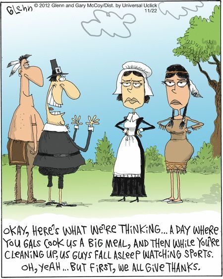 🍂🦃  cook, clean, and sports naps... but don't forget to give thanks! 😂🏈

Who else feels this classic dynamic alive and well today? 
#ThanksgivingHumor #ClassicThanksgiving #FamilyTraditions"
