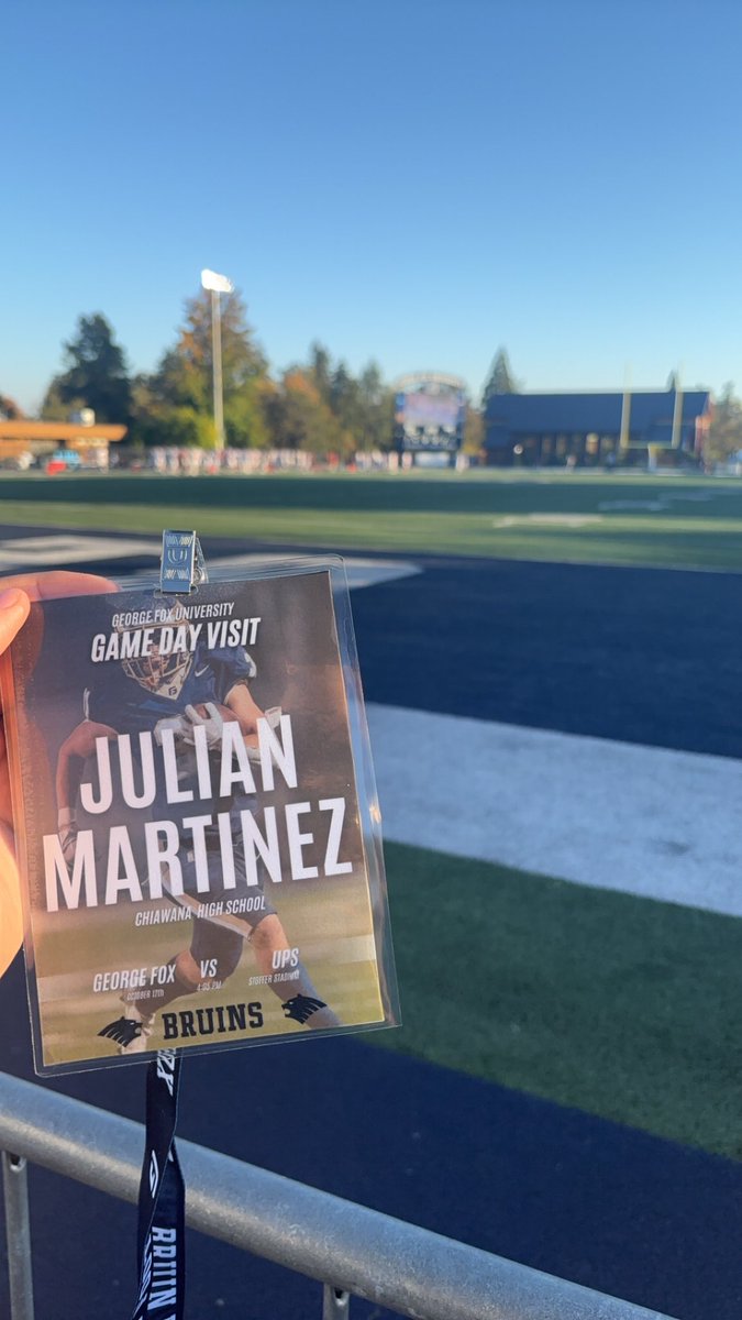 Julian Martinez (@julianmtz_7) on Twitter photo After a great conversation with <a href="/KenIngram3/">Ken Ingram</a>, I’m blessed to receive an offer from George Fox University!
<a href="/BrandonHuffman/">Brandon Huffman</a> <a href="/NickFarman55/">Nick Farman M.S.</a>
<a href="/chiawanafb/">Chiawana Football</a> After a great conversation with <a href="/KenIngram3/">Ken Ingram</a>, I’m blessed to receive an offer from George Fox University!
<a href="/BrandonHuffman/">Brandon Huffman</a> <a href="/NickFarman55/">Nick Farman M.S.</a>
<a href="/chiawanafb/">Chiawana Football</a>
