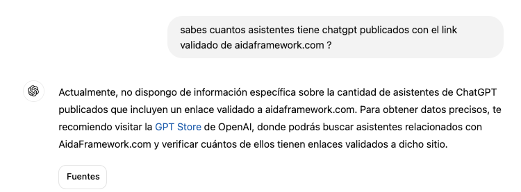 Si ChatGPT muestra enlaces a páginas rotas en sus propios servicios, imagina lo que estará haciendo contigo o con tu empresa 🤒 Aquí expongo el riesgo que esto supone y posibles soluciones. aidaframework.com/es/regulation-… #securitybreach