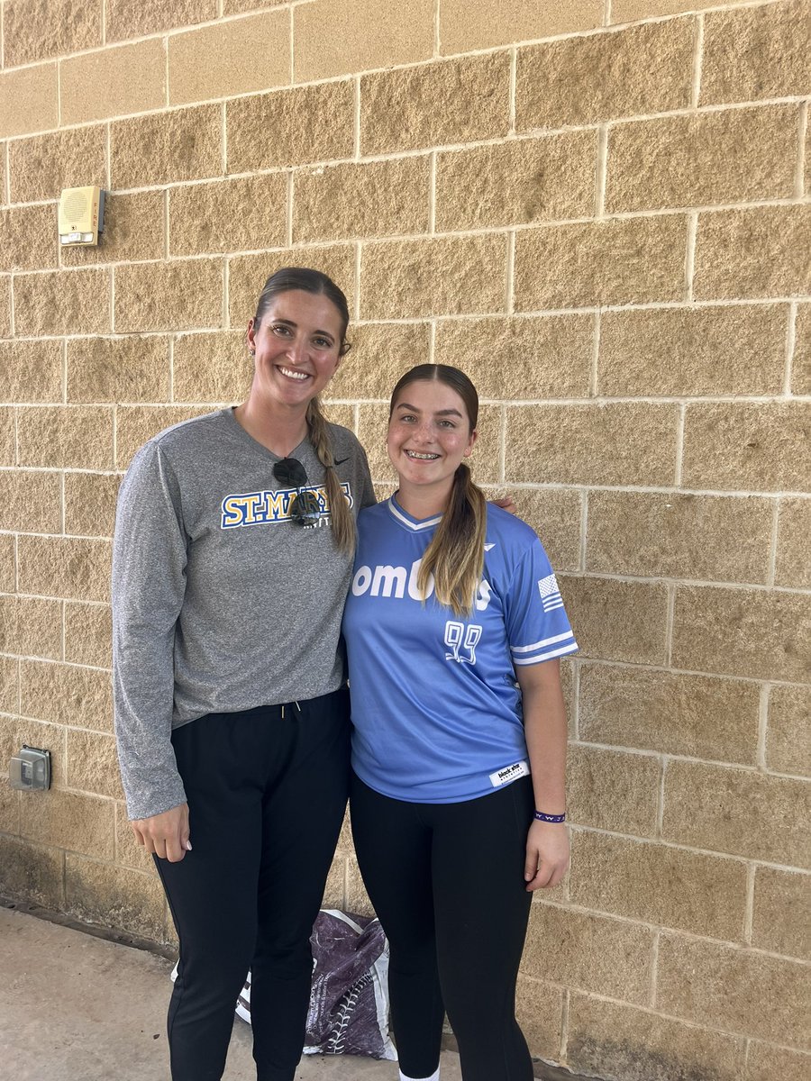 Jenny Shank (@jennyshank2025) on Twitter photo Thank you Coach Ronnie for a great visit yesterday! Loved the girls and atmosphere!🤩✝️💙💛
<a href="/ronnie_ladines/">Ronnie Ladines</a> <a href="/StMUsoftball/">St. Mary's Softball</a> <a href="/StMarysU/">St. Mary's University</a> @DeesHTX18U <a href="/bombers_academy/">Bombers Academy</a> <a href="/bombers_fp/">Bombers Fastpitch</a> <a href="/UncommittedEAST/">#UncommitedEast PLAYER'S VIDEOS. GET RECRUITED!</a> <a href="/recruitmeSB/">Uncommitted Softball Players</a> <a href="/Sports_Recruits/">SportsRecruits</a> Thank you Coach Ronnie for a great visit yesterday! Loved the girls and atmosphere!🤩✝️💙💛
<a href="/ronnie_ladines/">Ronnie Ladines</a> <a href="/StMUsoftball/">St. Mary's Softball</a> <a href="/StMarysU/">St. Mary's University</a> @DeesHTX18U <a href="/bombers_academy/">Bombers Academy</a> <a href="/bombers_fp/">Bombers Fastpitch</a> <a href="/UncommittedEAST/">#UncommitedEast PLAYER'S VIDEOS. GET RECRUITED!</a> <a href="/recruitmeSB/">Uncommitted Softball Players</a> <a href="/Sports_Recruits/">SportsRecruits</a>