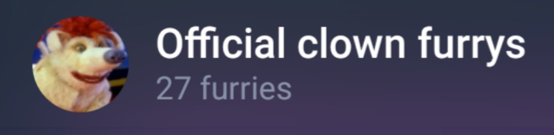 Can't believe there are 27 of us now!!! What's this? You didn't know? There is an official clown furrys TG group where we all hangout and collaborate!! #furry #furryfandom #furrycommunity #clownfurry #furryclown #clownfur #FursuitEveryday