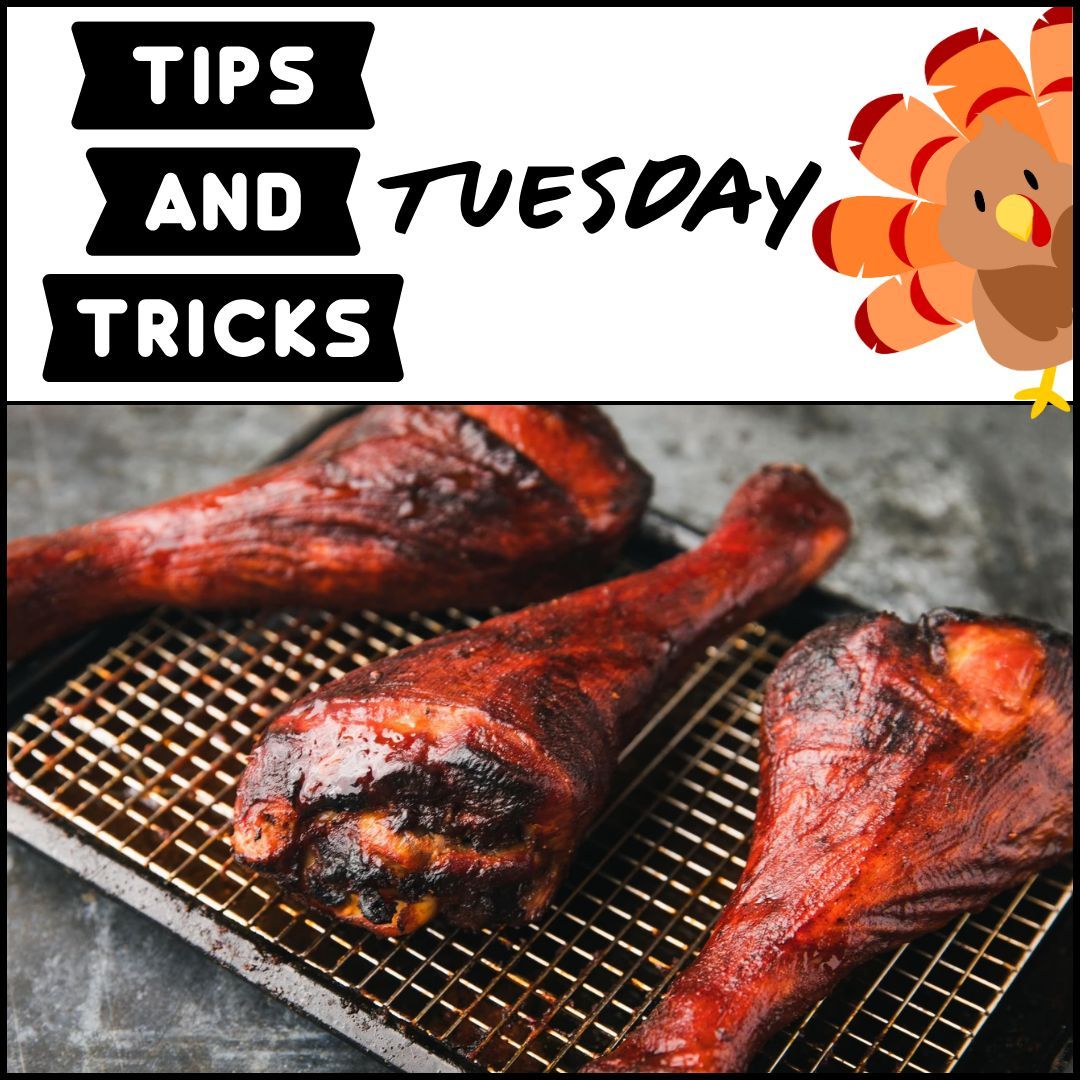 snappysmt's tweet image. Tips &apos;n Tricks Tuesday (Thanksgiving Version)

In celebration of Thanksgiving this Thursday we offer you the infamous Smoked Turkey Leg recipe from the National Wild Turkey Foundation. 

 🍗 Smoked Turkey Legs from NWTF 🍗 

Recipe: buff.ly/4i7uP1R 

#tipsntrickstuesday