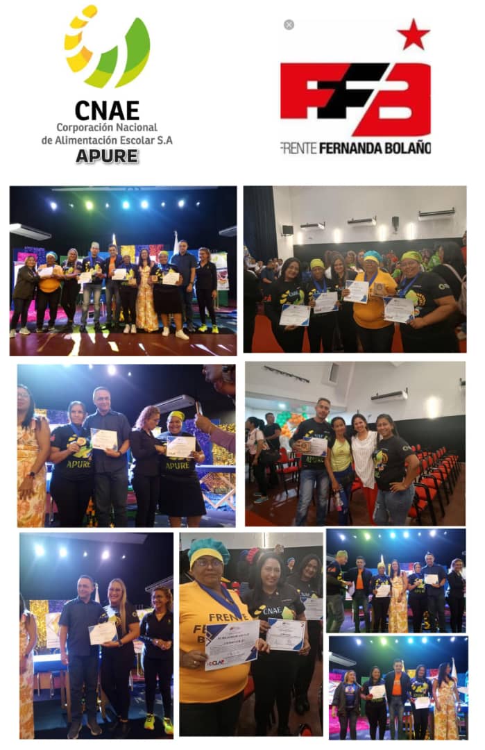 Reconocimientos a los trabajadores, cocineros y Cocineras de la patria ( FFB),con motivo de los 75 años del INN, 10 de SUNAGRO y 10 de la CNAE por parte del Ministerio de Alimentación  en la defensa de la Soberanía Alimentaria.
<a href="/NicolasMaduro/">Nicolás Maduro</a>, @hectorrodriguezcastro
@willianGil