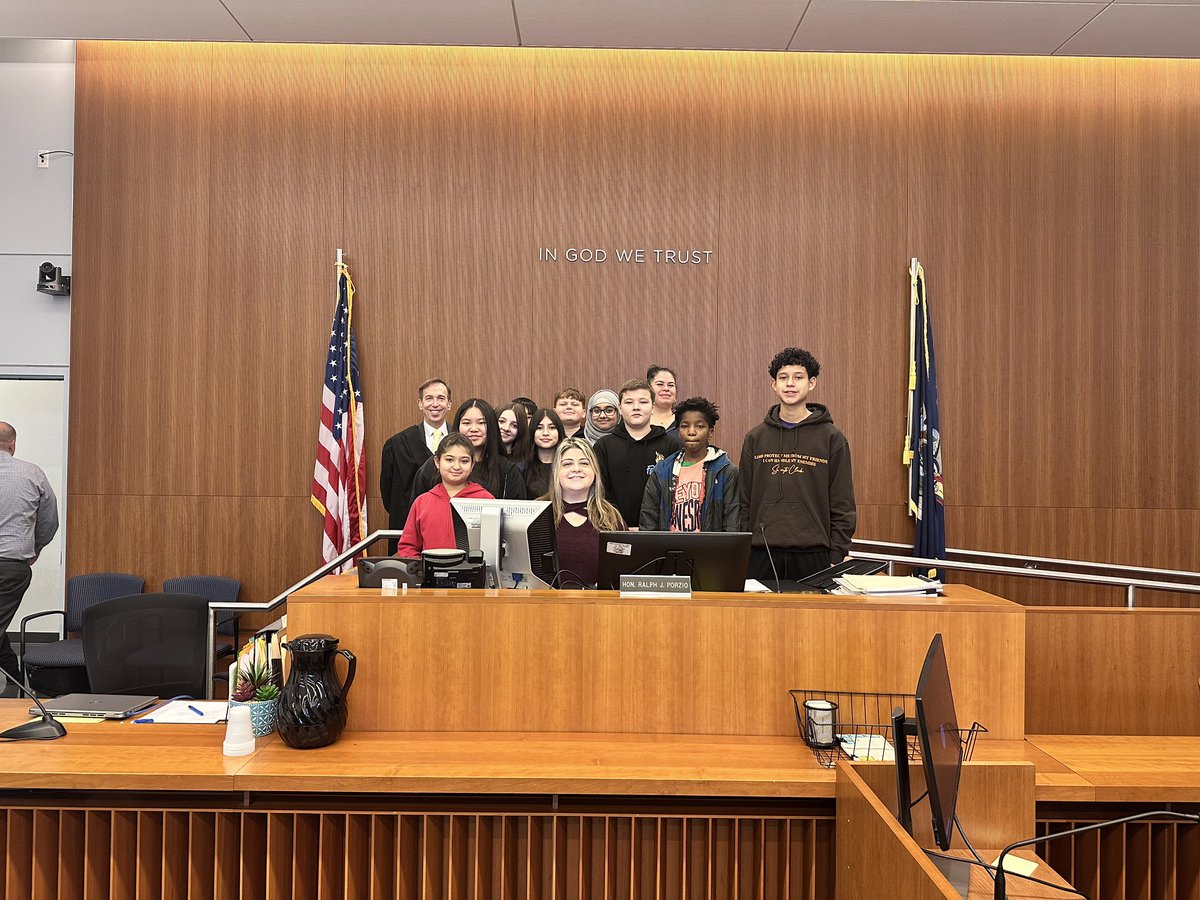 Maria Ucelli (@mcperrone) on Twitter photo Student mediators at the Richmond County Supreme Court with the Honorable Judge Porzio! Your hospitality provided a real-world experience in promoting empathy, enhancing communication skills, and fostering a positive school environment. Thank you for having us👨🏼⚖️<a href="/egbertwildcats/">Egbert I.S. 2</a> Student mediators at the Richmond County Supreme Court with the Honorable Judge Porzio! Your hospitality provided a real-world experience in promoting empathy, enhancing communication skills, and fostering a positive school environment. Thank you for having us👨🏼⚖️<a href="/egbertwildcats/">Egbert I.S. 2</a>