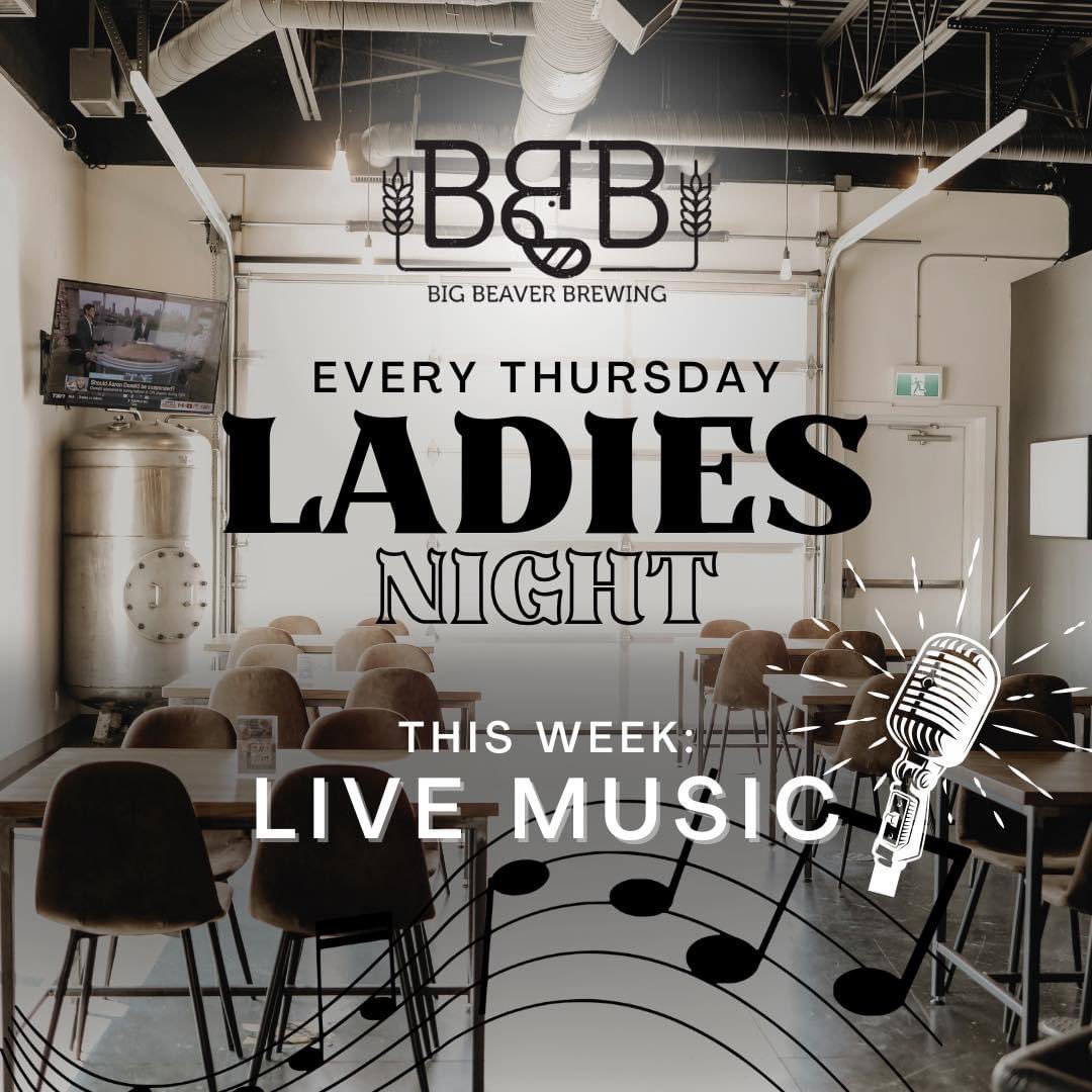 This week’s ladies night! Join us this Thursday, Nov 28th at 6:30 pm for live music, &amp; 15% off all cocktails, wine, and beer! 🍻 

#Okotoks #Okotoksladiesnight #okotokssmallbusiness #AlbertaCraftBeer #CraftBrew #OkotoksEvents #OkotoksNightlife #Cheers #livemusic