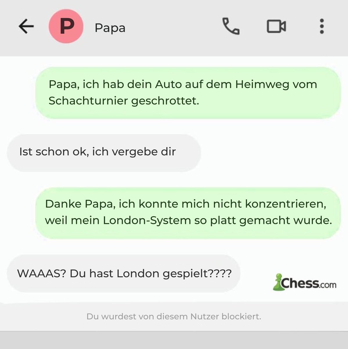 chesscom_de's tweet image. Prioritäten halt… ♟️ &amp;gt; 🚗 #londonsystem