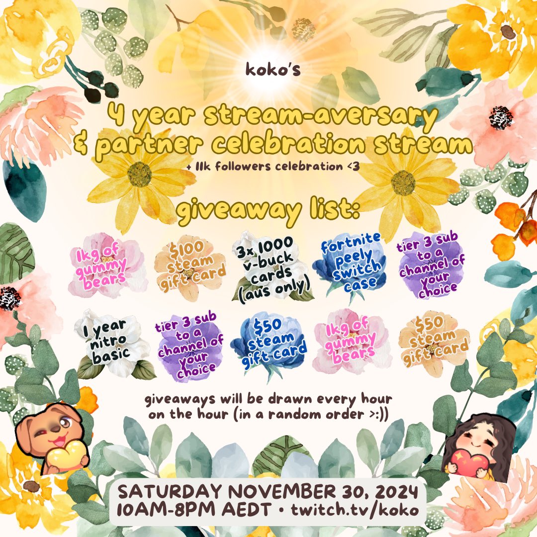 excited to celebrate lots of exciting things this saturday!!!!!!! 🌻🌷🌸✨💛