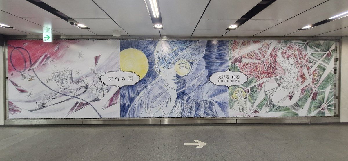 チリに戻る前に、看板の写真を撮るためだけに渋谷に立ち寄った~
#宝石の国 