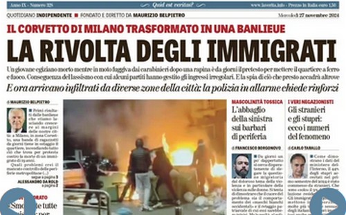 TELADOIOLANIUS's tweet photo. Un ladro egiziano muore dopo una rapina inseguito dalle forze dell'ordine e gli immigrati mettono a ferro e fuoco un quartiere di Milano
Loro sono l'avanguardia di quello che sarà l'Italia.
Pretendono di delinquere ed essere lasciati in pace
L'integrazione che piace alla sinistra https://t.co/sbzKZV7nfZ
