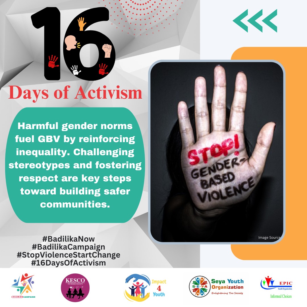 Let’s take action—raise awareness, challenge harmful norms and stereotypes , support survivors, and work together to create a safer world.
#BadilikaNow
#BadilikaCampaign.
<a href="/LVCTKe/">LVCT Health</a>
<a href="/hope2shine/">SHOFCO</a> 
<a href="/Zamara_fdn/">Zamara Foundation</a> 
<a href="/RHRNKenya/">Right here Right now Ke</a>