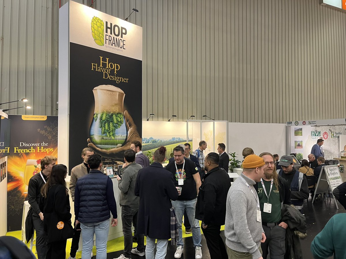 [#brau2024] grosse affluence sur le stand HOP France au J1 de la Brau 2024. Venez nous retrouver hall 1 stand 400 pour discuter avec nous <a href="/BrasseursFrance/">Brasseurs de France</a> <a href="/SNBI_fr/">SNBI</a>