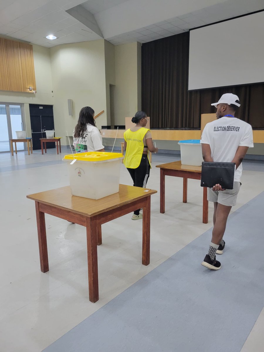 ZESN1's tweet photo. .@esn_sa observed that Roman Catholic Church polling station in Khomas opened at 7 am. The empty ballot box was sealed by the Presiding Officer in the presence of local observers &amp; a party agent @AHEADxAfrica @EPDeu @AfEONet @DemocracyR @ehorn_ @elogkenya @WAEON @gndemexchanges https://t.co/GC5iAc3qyO
